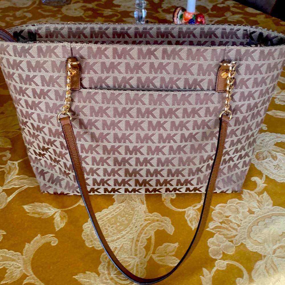Michael Kors jacquard monogram bag !